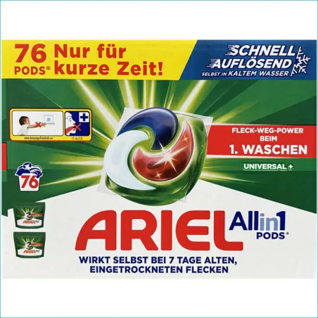 Ariel kapsułki do prania 76szt. Uniwersal+