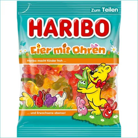 Haribo żelki 200g. Eier mit Ohren