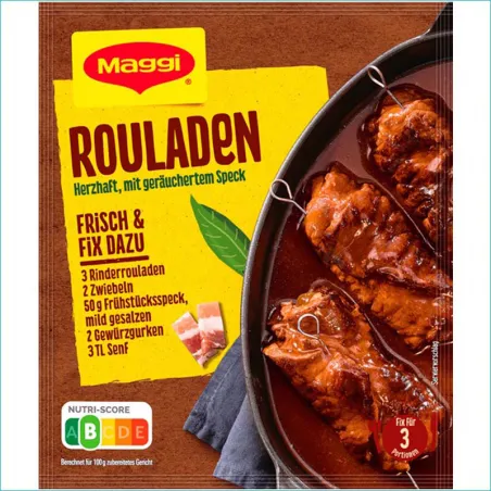 Maggi przyprawa 33g. Rouladen Data ważności 11/2026