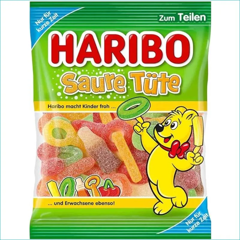 Haribo żelki 175g. Saure Tute