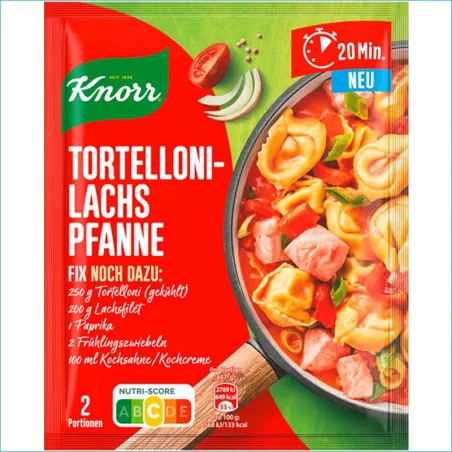 Knorr przyprawa 35g. Tortelloni-Lachs-Pfanne Data ważności 10/2026