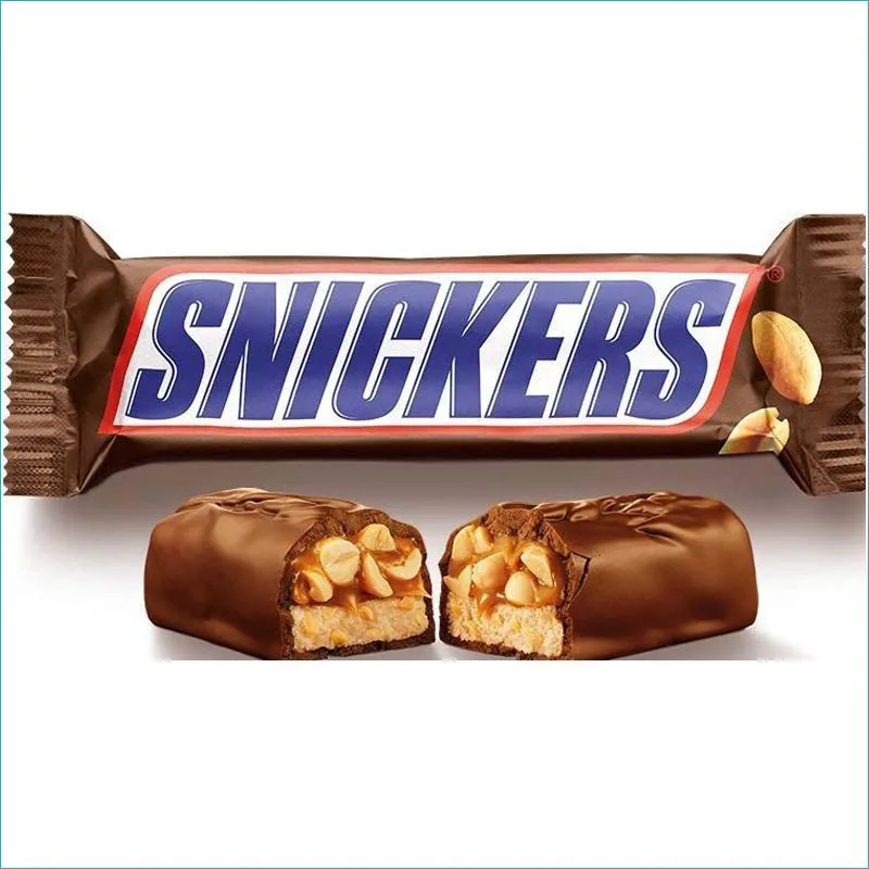 Snickers baton z karmelem i orzechami 50g. /24/