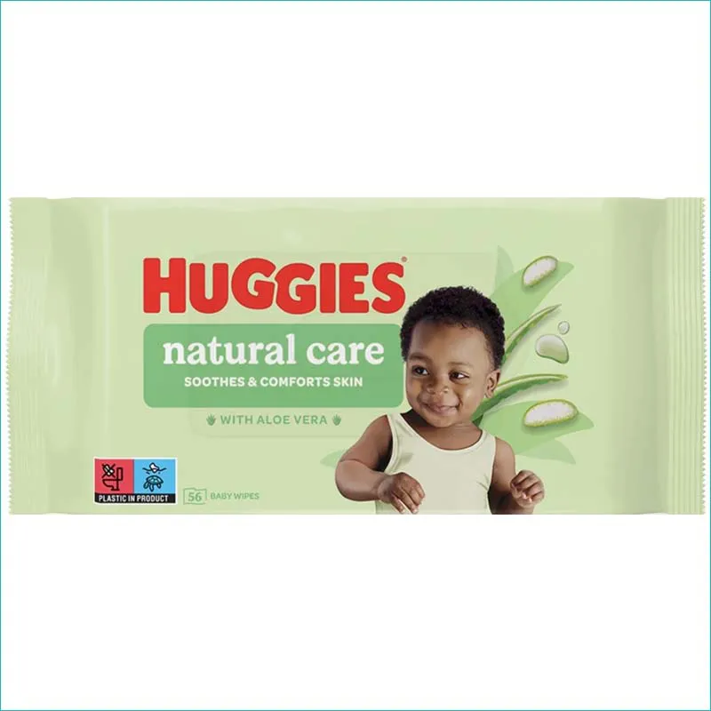 Huggies chusteczki nawilżane 56szt. Natural Care /10/