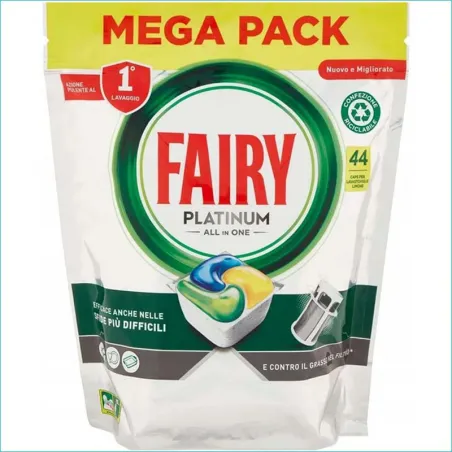 Fairy Platinum kapsułki do zmywarki 44szt. Limone