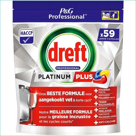 Dreft Platinum Plus kapsułki do zmywarki 59szt. /4/