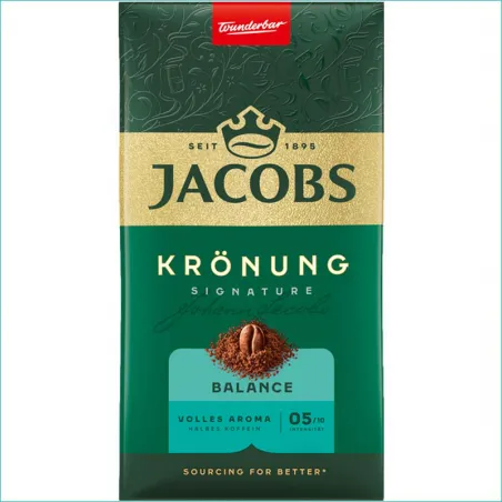 Jacobs kawa mielona 500g. Balance /12/ Data ważn: 12/2026