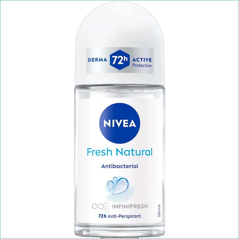 Nivea roll w kulce 50ml. Fresh Natural Antibacterial /6/