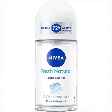 Nivea roll w kulce 50ml. Fresh Natural Antibacterial /6/