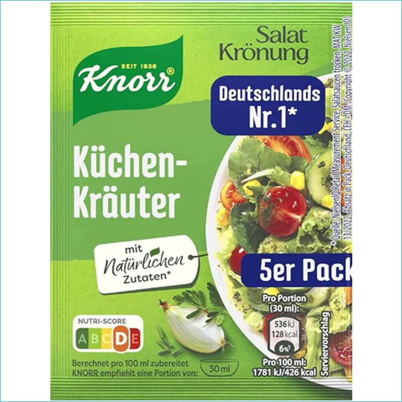Knorr przyprawa do sałatek 5szt. Kuchen Krauter