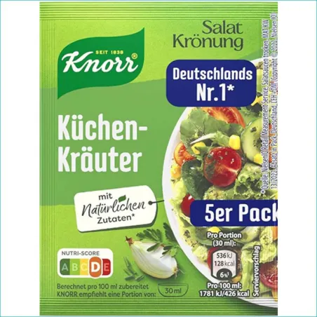 Knorr przyprawa do sałatek 5szt. Kuchen Krauter