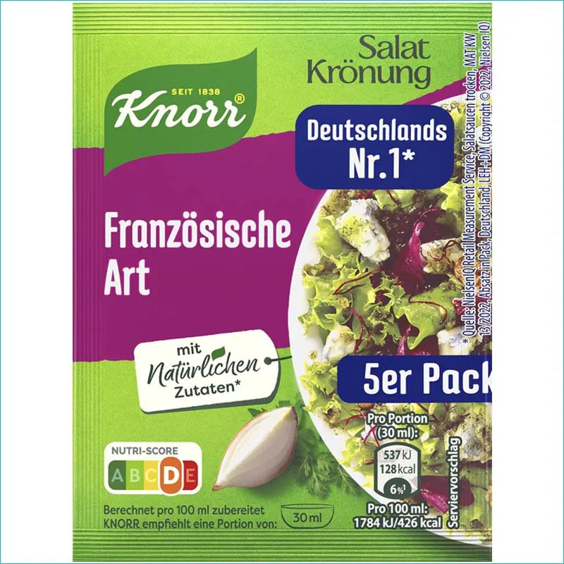 Knorr przyprawa do sałatek 5szt. Franzosische Art