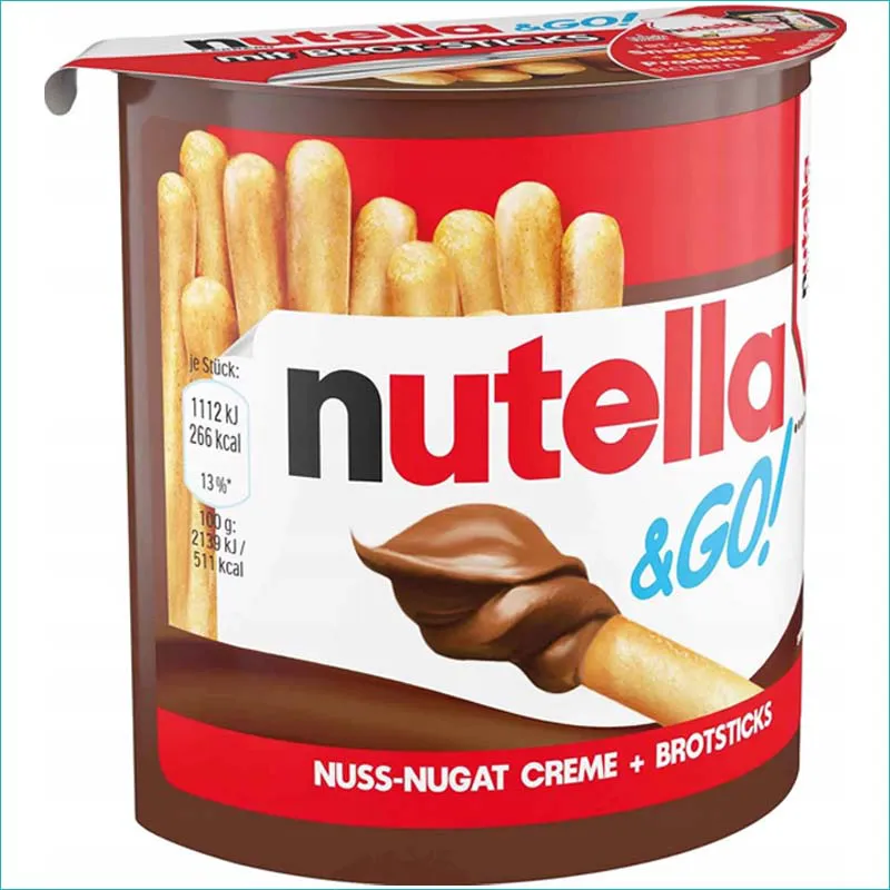 Nutella&Go krem czekoladowy z paluszkami 52g. /12/ Data:23.07.26