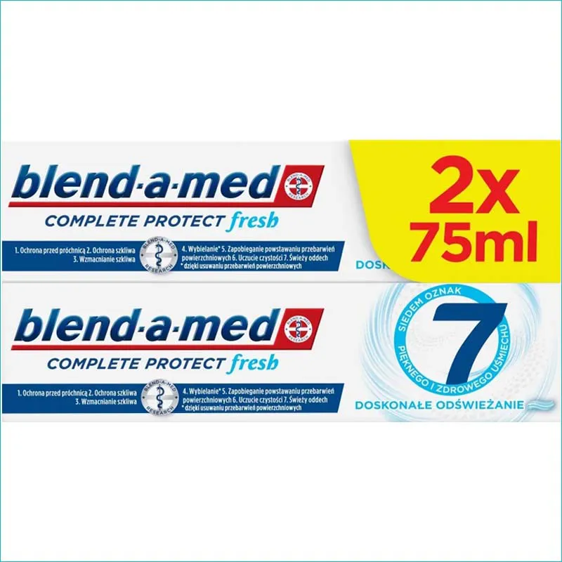 Blend a med Complete pasta do zębów 2x75ml. Fresh /15/