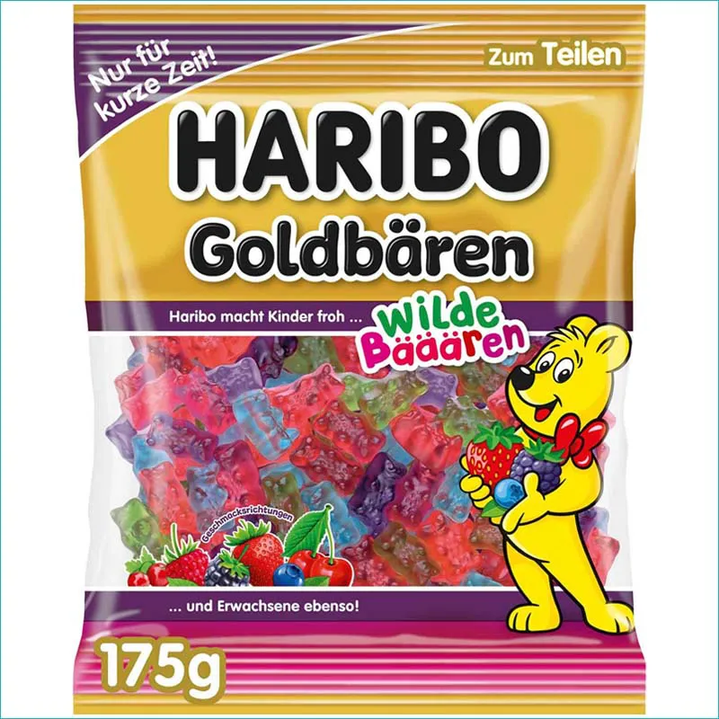 Haribo żelki 175g. Goldbaren Wilde Baaaren
