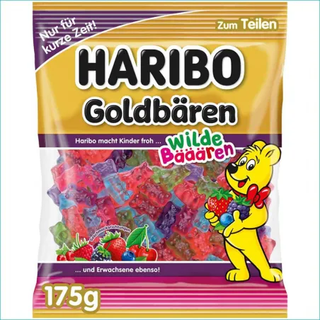 Haribo żelki 175g. Goldbaren Wilde Baaaren