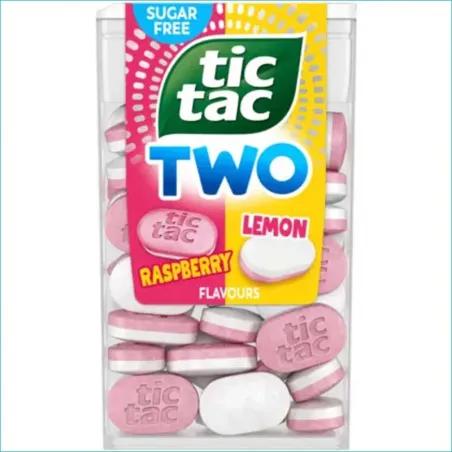 Tic Tac Two 38,5g. Raspberry&Lemon /24/