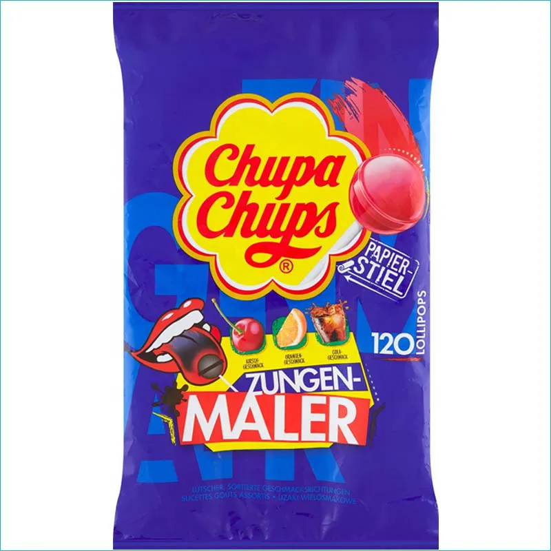 Chupa Chups Lizaki Barwiące 120szt. Zungen-Maler
