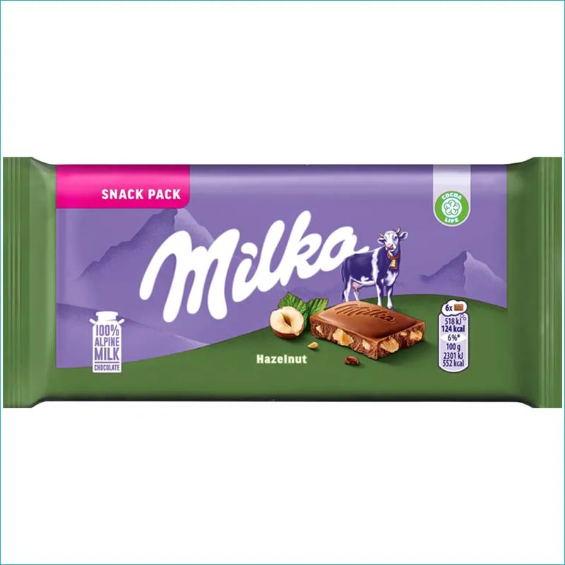 Milka czekolada 45g. Hazelnuts /19/