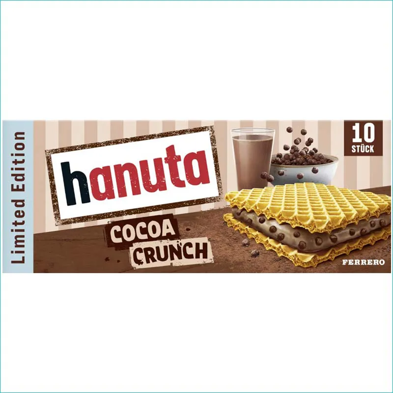 Hanuta wafelki z kremem 10szt. Cocoa Crunch /20/