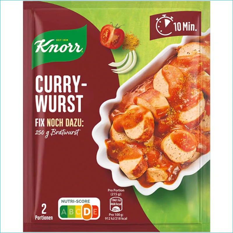 Knorr przyprawa 30g. Curry Wurst