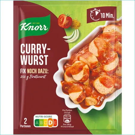 Knorr przyprawa 30g. Curry Wurst