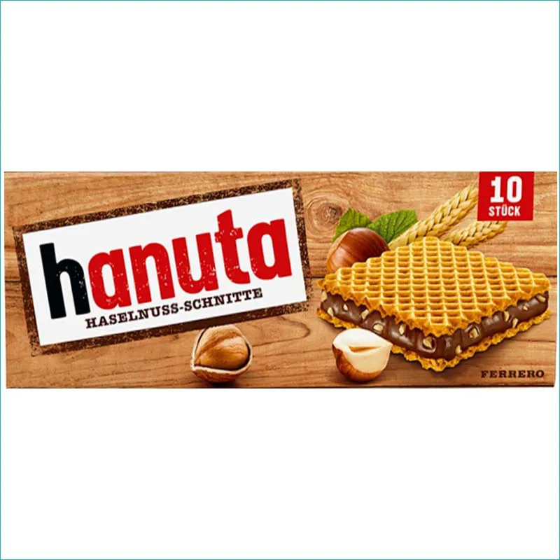 Hanuta wafelki z kremem 10szt.