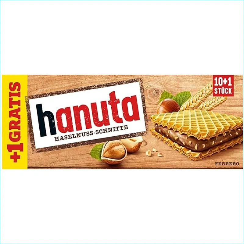 Hanuta wafelki z kremem 10+1szt.