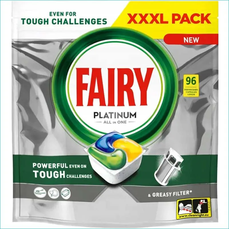 Fairy Platinum kapsułki do zmywarki 96szt. Lemon /3/