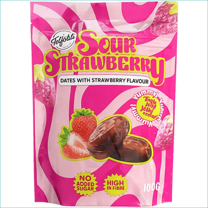 Felfoldi daktyle o smaku truskawkowym 100g. /24/