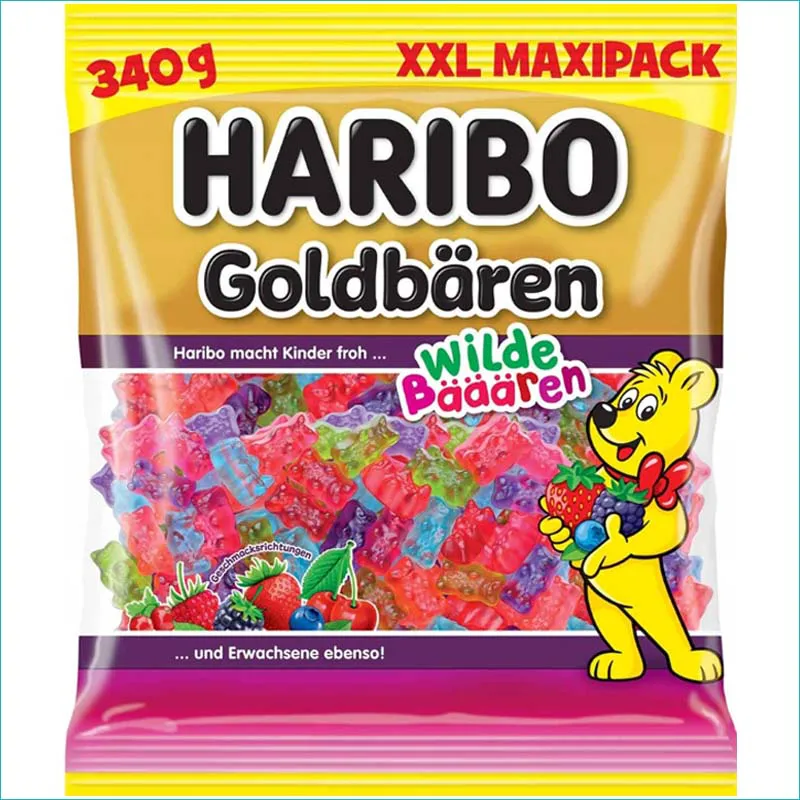 Haribo żelki 340g. Goldbaren Wilde Baaaren