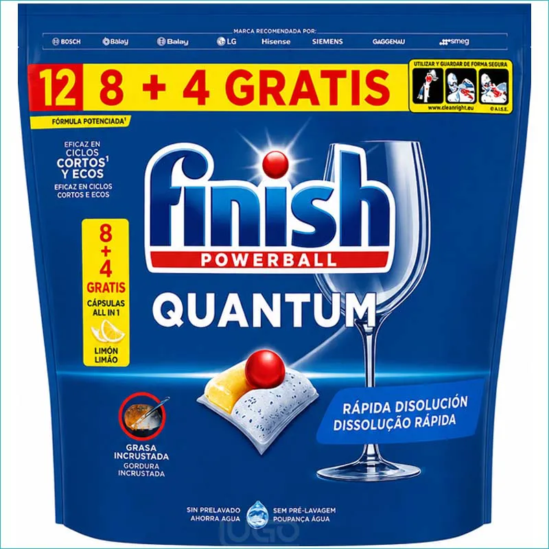 Finish Quantum kapsułki do zmywarki 12szt. Limon /7/