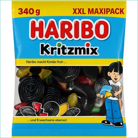 Haribo żelki 340g. Kritzmix