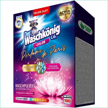 Waschkonig proszek do prania 6kg. Color Paris