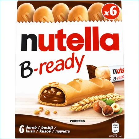 Nutella B-ready wafelek z kremem 6szt. /8/