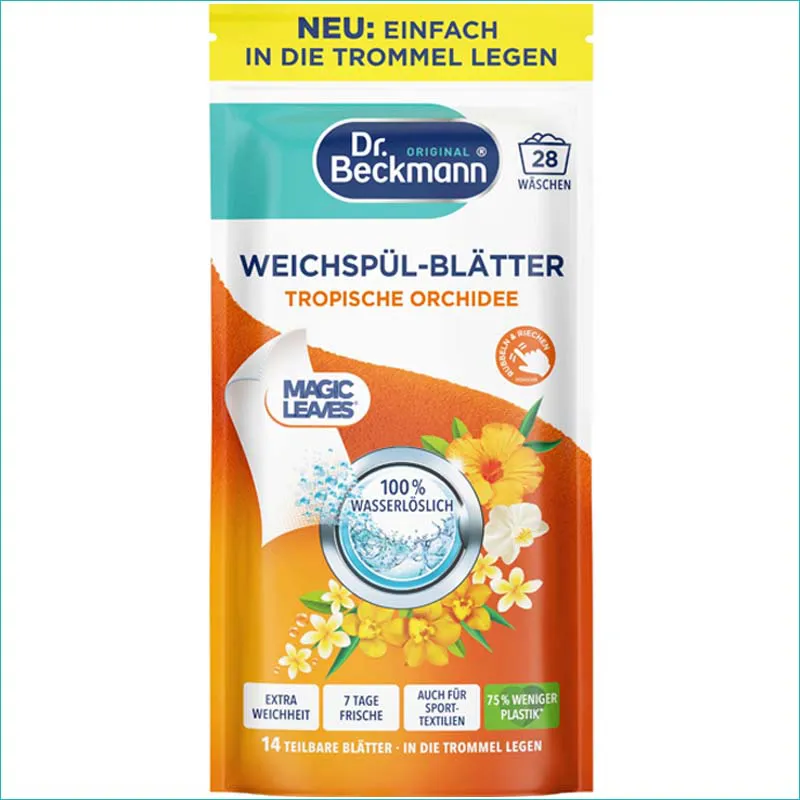 Dr. Beckmann płyn do płukania w listkach 28szt. Tropische Orchidee /12/