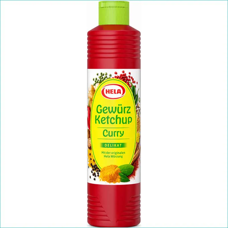 Hela Gewurz Ketchup Curry 800ml. Leicht Scharf