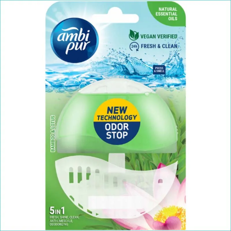 Ambi Pur zawieszka do WC 55ml. Bamboo&Lotus /6/