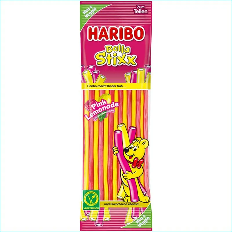 Haribo żelki 175g. Balla Stixx Pink Lemonade /15/