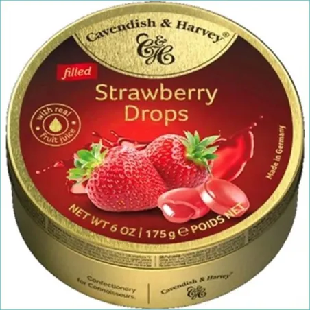 Cavendish&Harvey landrynki 175g. Strawberry /9/