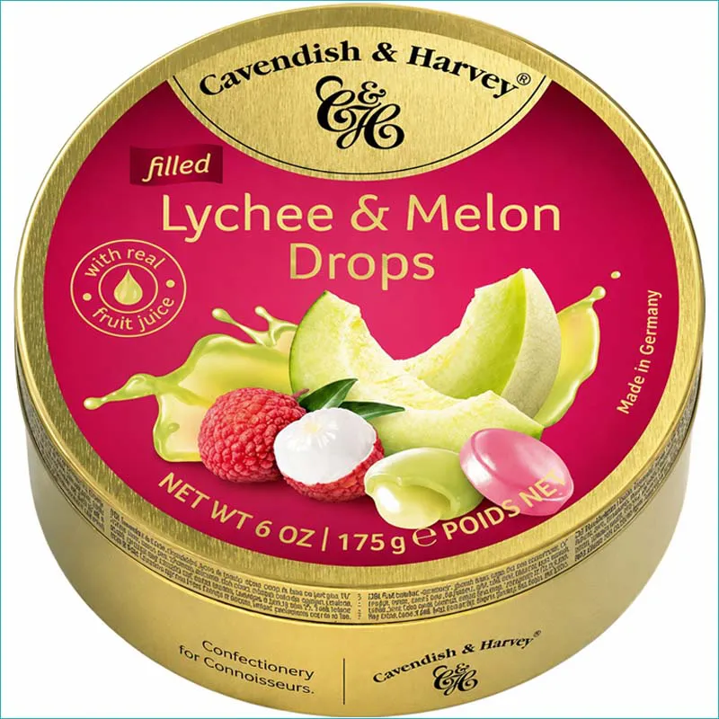 Cavendish&Harvey landrynki 175g. Lychee&Melon /9/
