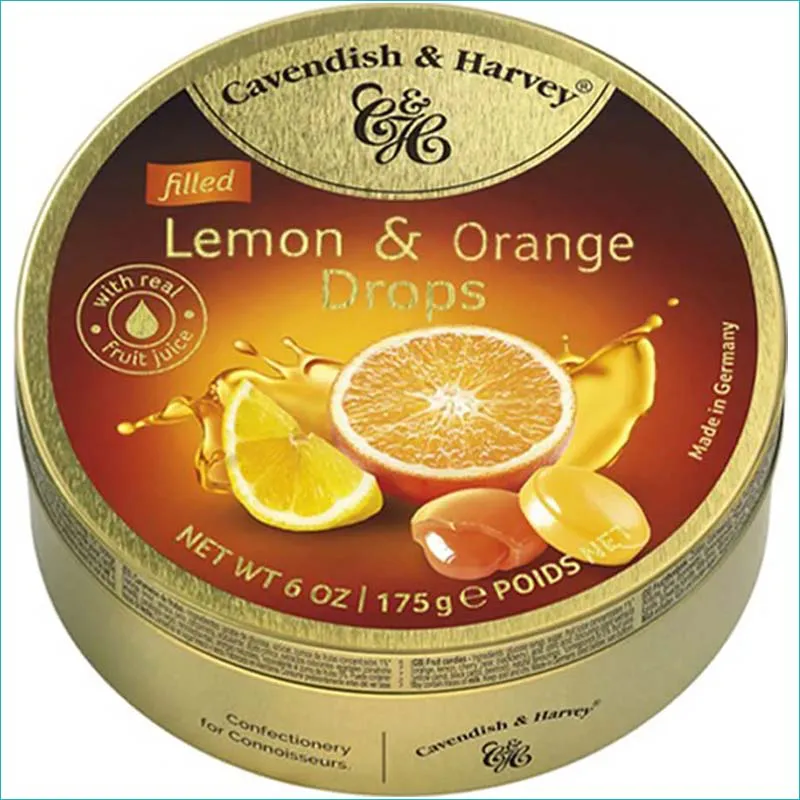 Cavendish&Harvey landrynki 175g. Lemon&Orange /9/