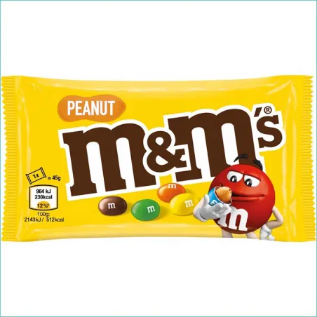 M&M's orzeszki w czekoladzie 45g. Peanut /24/