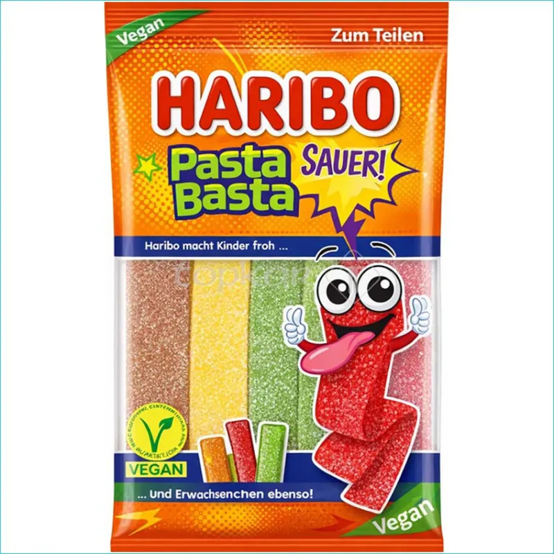 Haribo żelki 160g. Pasta Basta Sauer /18/