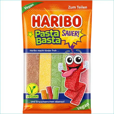 Haribo żelki 160g. Pasta Basta Sauer /18/