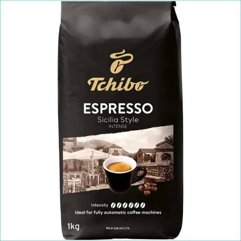 Tchibo kawa ziarno 1kg. Espresso Sicilia Style Intense /8/