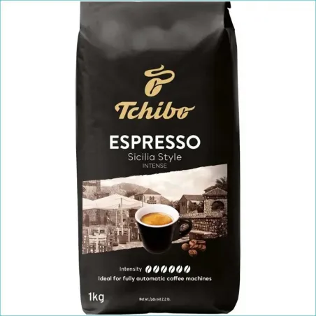 Tchibo kawa ziarno 1kg. Espresso Sicilia Style Intense /8/