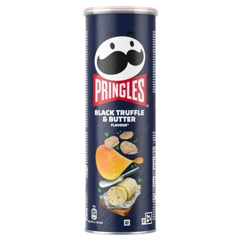 Pringles chipsy 165g. Black Truffle