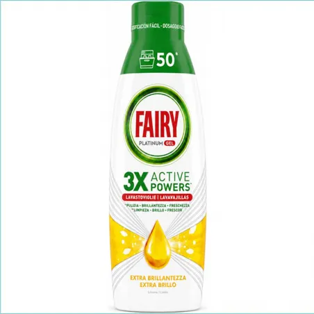 Fairy Platinum żel do zmywarki 900ml. Extra Brillantezza