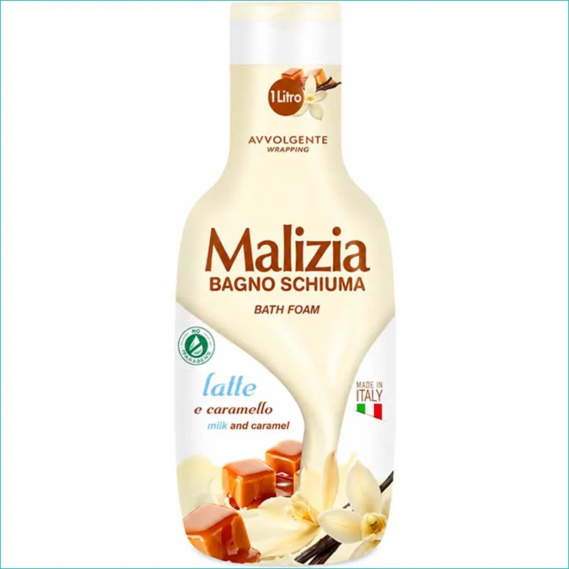 Malizia płyn do kąpieli 1l. Milk and Caramel /12/
