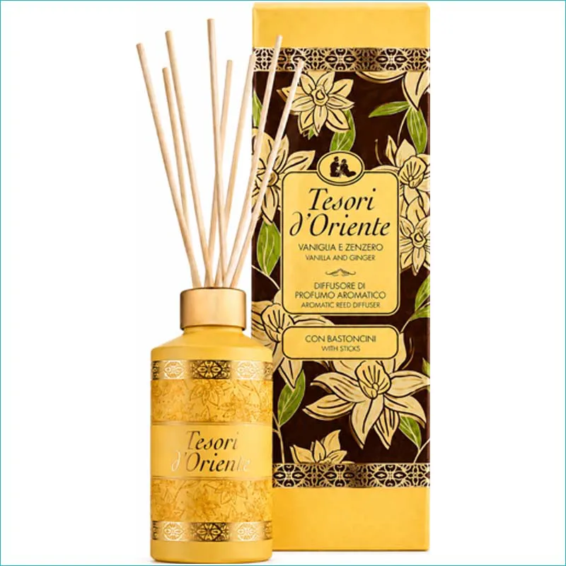 Tesori dyfuzor z patyczkami 200ml. Vaniglia /6/